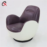 Sedia Girevole Con Base In Metallo